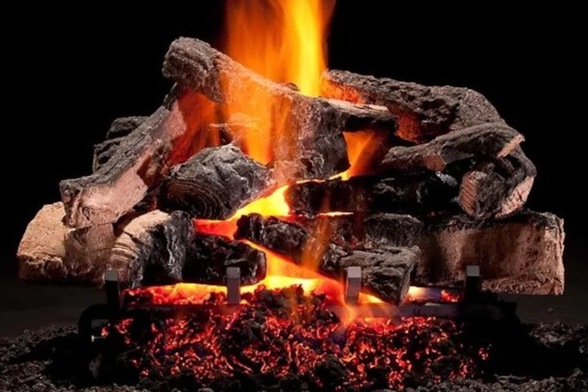 Gas Logs Realism and Efficiency Red Hot Fire Shop
