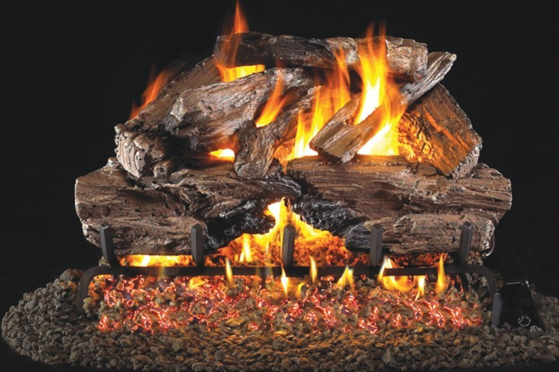 Charred Cedar - Real Fyre Vented Gas Log Set